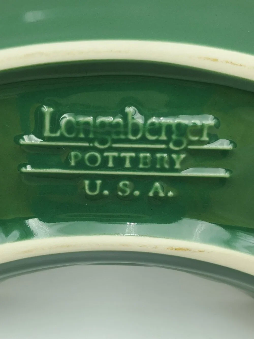 Longaberger pottery woven